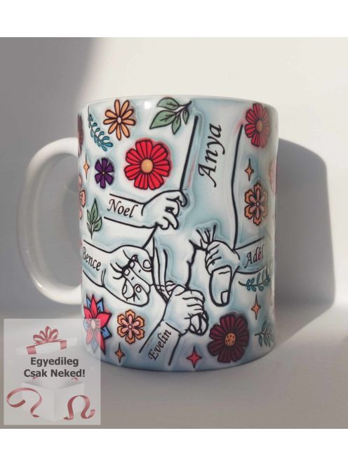 Anyáknapi 3D hatású bögre