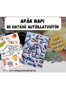 Apák napi 3D hatású illatosító