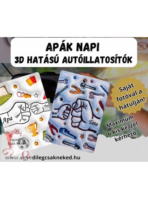 Apák napi 3D hatású illatosító
