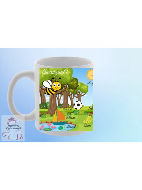 Búcsúzóul Bögre/ Egyedi grafikával kérhető