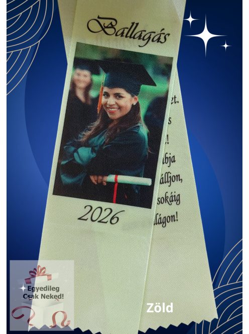 Fényképes ballagási szalag