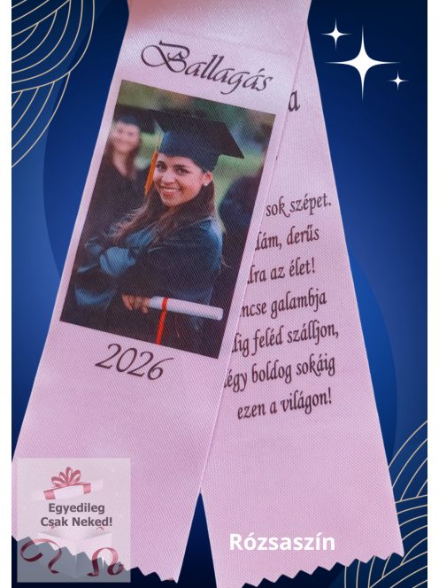 Fényképes ballagási szalag