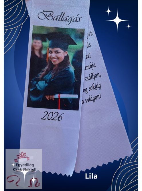 Fényképes ballagási szalag