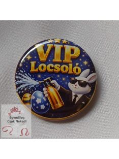 3D hatású VIP locsoló kitűző
