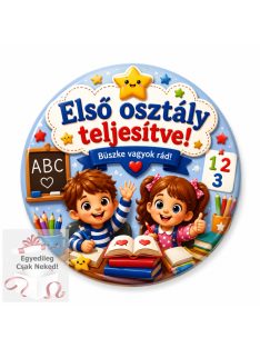 Első osztály teljesítve 3D hatású kitúző
