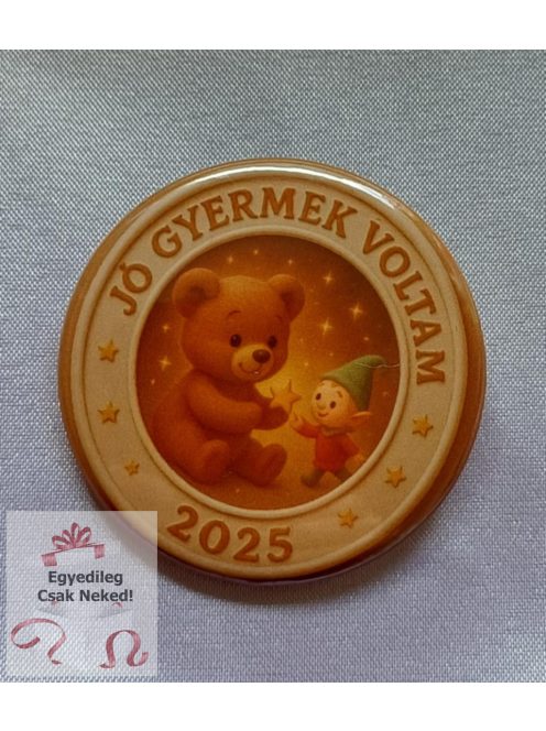  Egyedi 3D hatású Jó gyermek kitűző