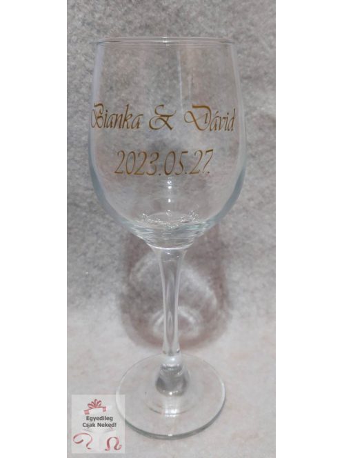 Esküvői felirat matrica