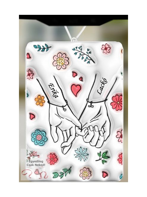 Pároknak szóló 3D hatású autóillatosító