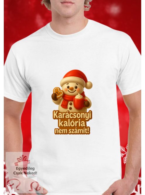 Karácsonyi Kalória hóemberes