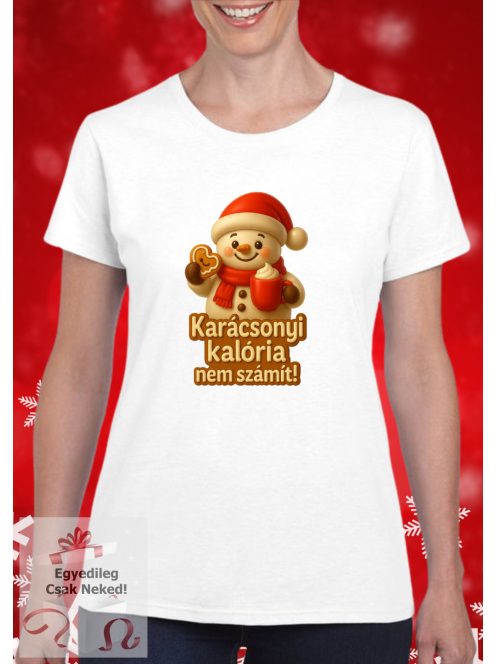 Karácsonyi Kalória hóemberes