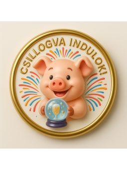 Szerencsehozó kitűző